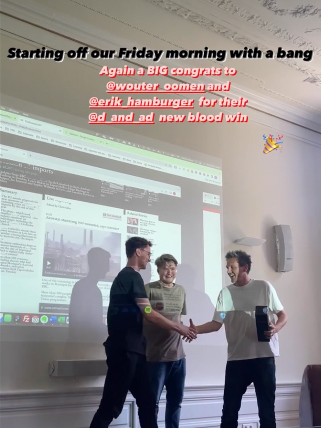 Celebrating D&AD Win for the Erased Font